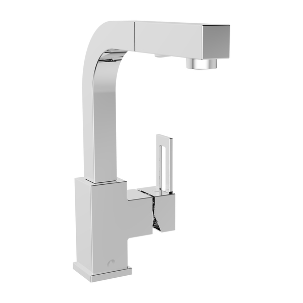 Keeney Mfg Single Handle Pull-Out Kitchen Faucet, Flow Rate: 1.8 GPM QUA77CCP
